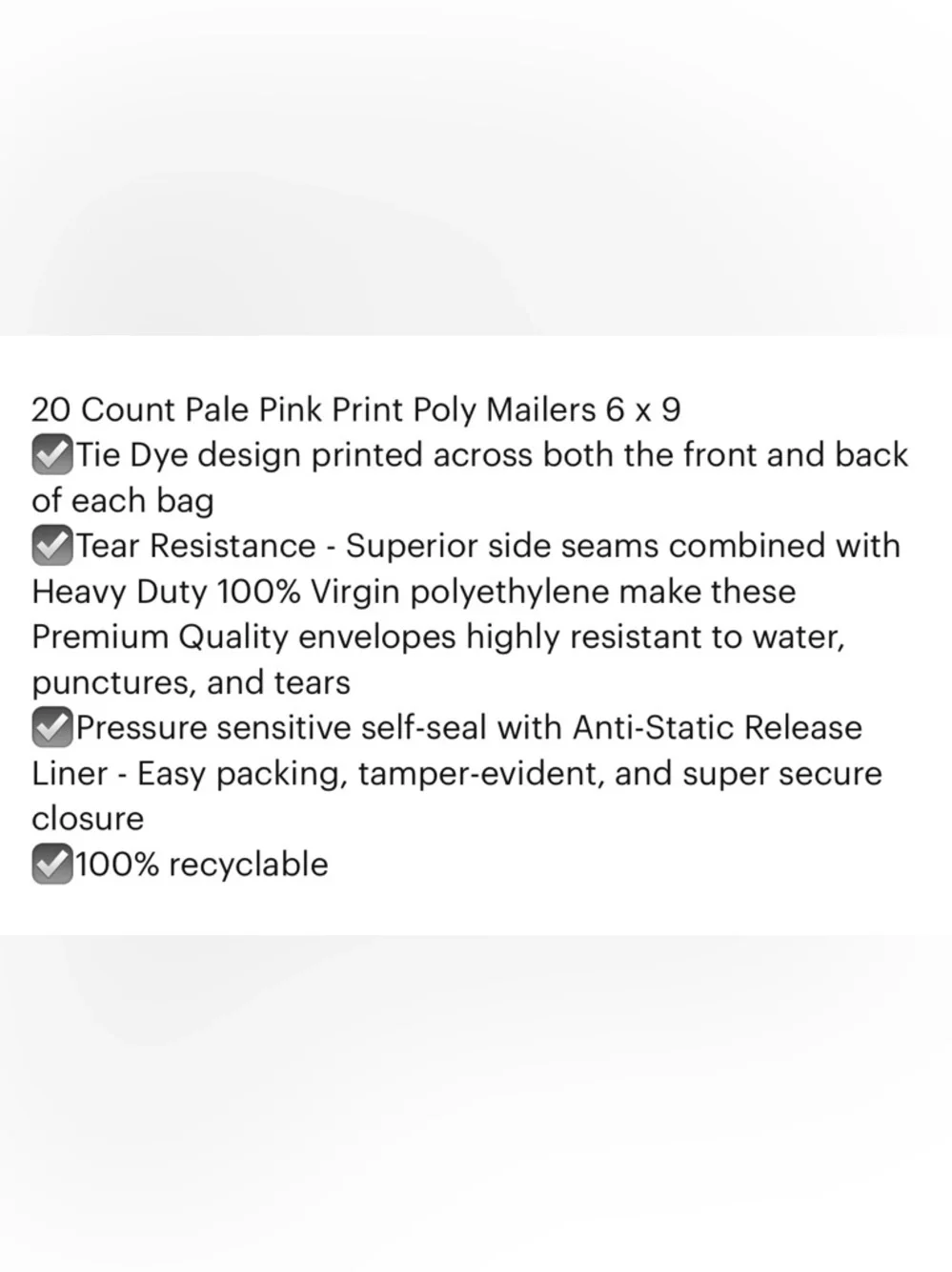 Tie Dye Spiral Poly Mailer - Multicolor